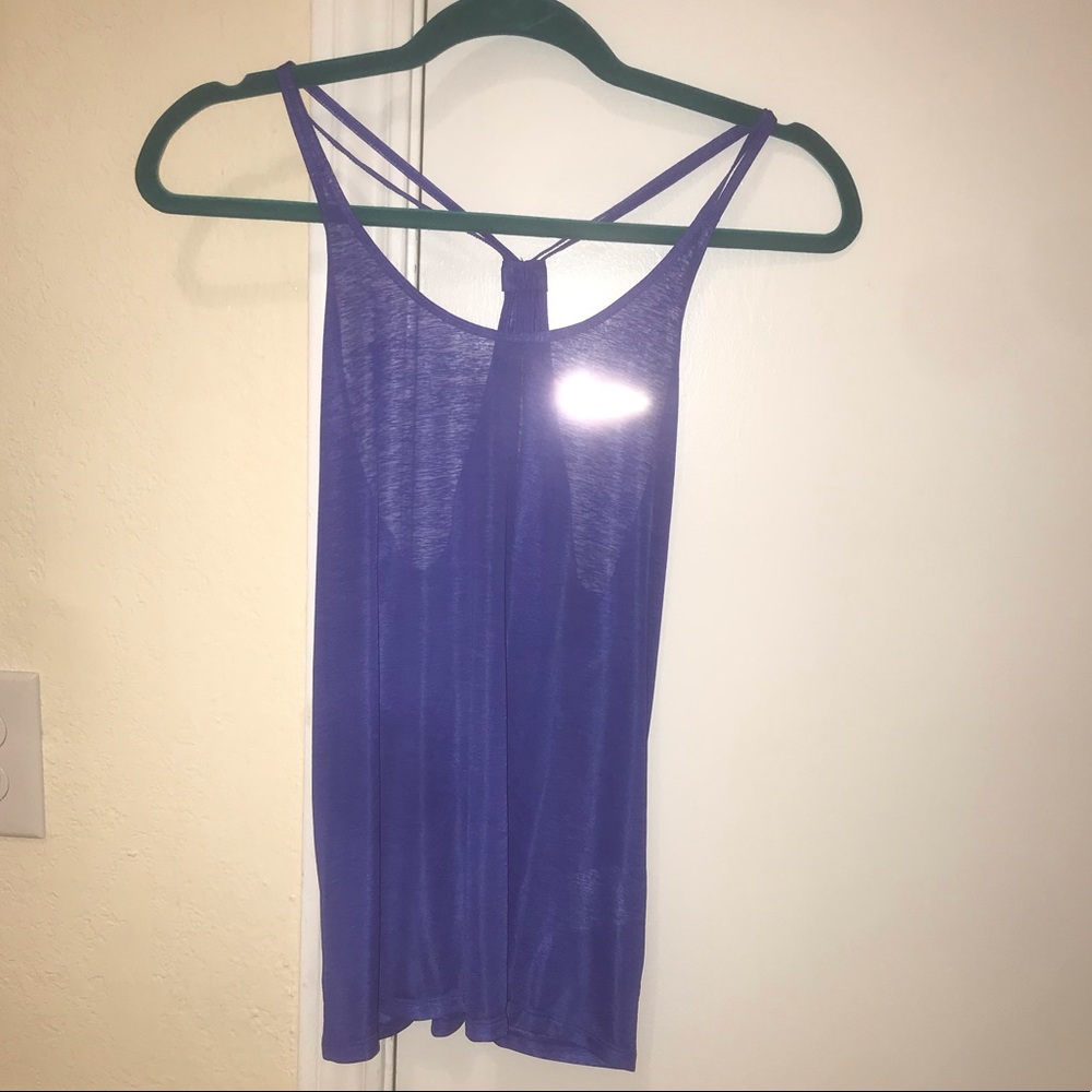 Blue Nike tank top size S